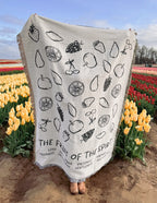 Elevated Faith Blanket featuring Fruit of the Spirit design, ideal as Christian Gifts for encouragement and warmth