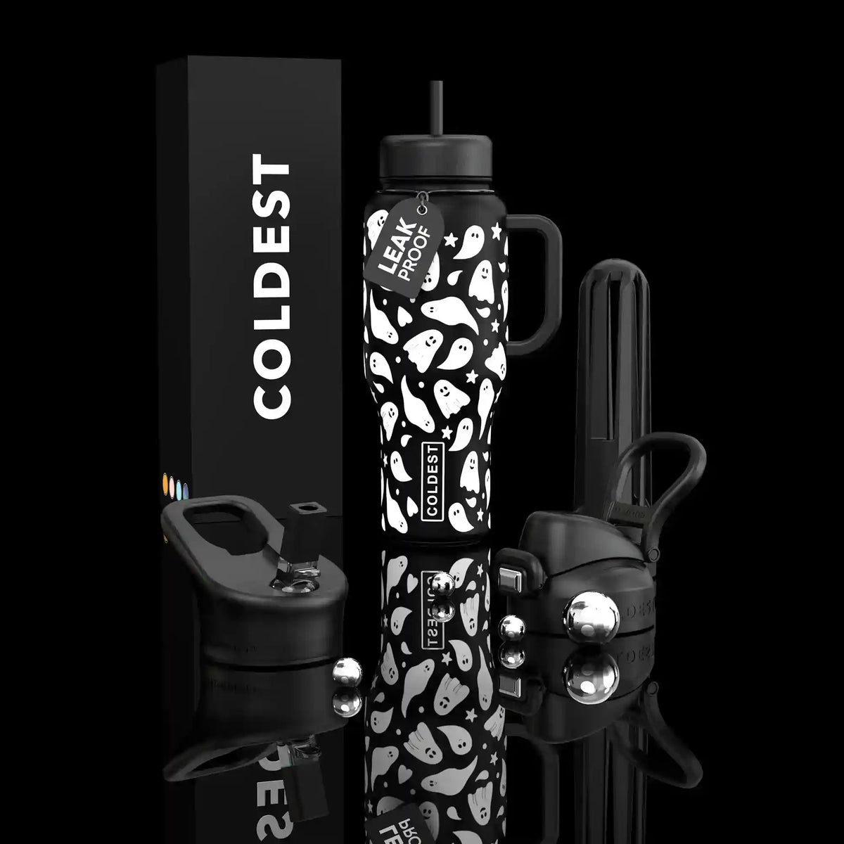 COLDEST 36oz Limitless Ultra v8 insulated stainless steel tumbler with handle – view 14