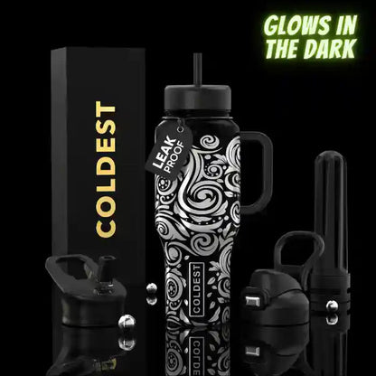 COLDEST 36oz Limitless Ultra v8 insulated stainless steel tumbler with handle – view 60