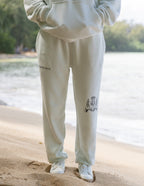 Elevated Faith Light Green Sweatpants with Christian Apparel Logo for Comfortable Casual Wear