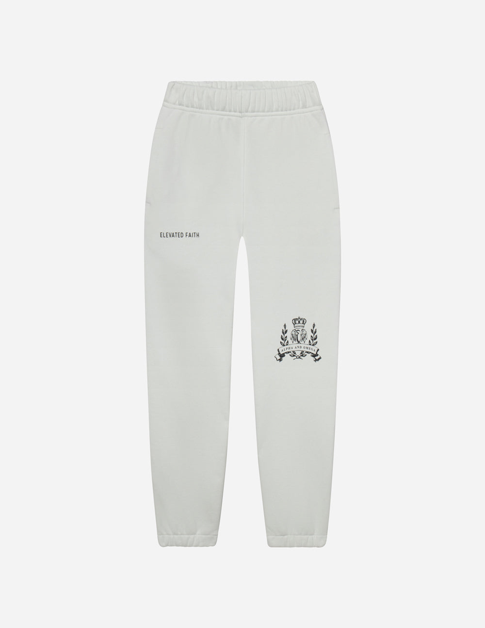 Elevated Faith Sweatpants in Light Gray, perfect for comfort and style in Christian Apparel