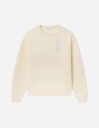 Elevated Faith Christian Crewneck Sweatshirt in soft yellow with inspirational text print
