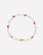 Elevated Faith Christian Jewelry Bracelet with colorful letter beads spelling 'God You' and heart charm