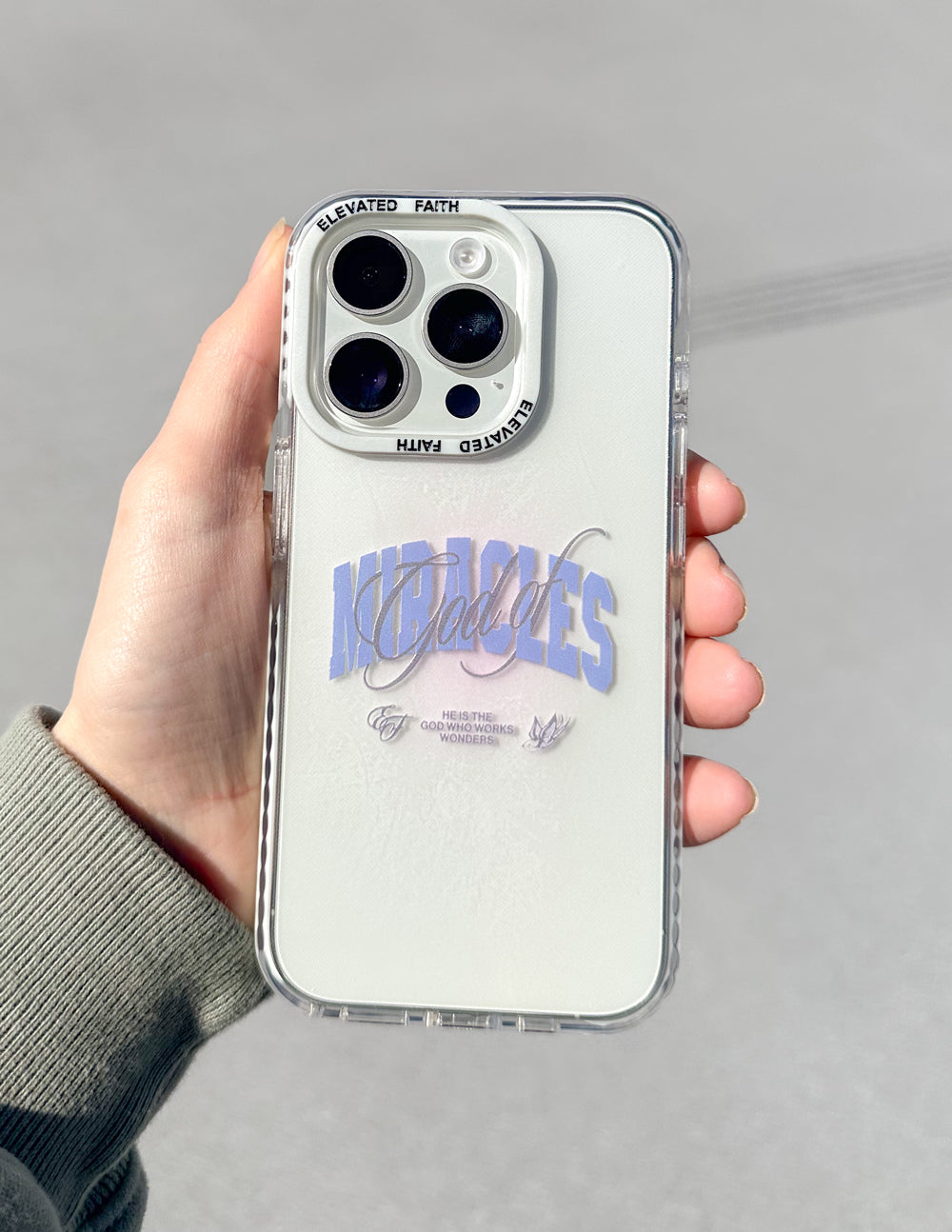 Elevated Faith Christian iPhone Case with stylish design and protective features