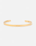 Elevated Faith Gold Cuff Bracelet as a stylish piece of Christian Jewelry Bracelet