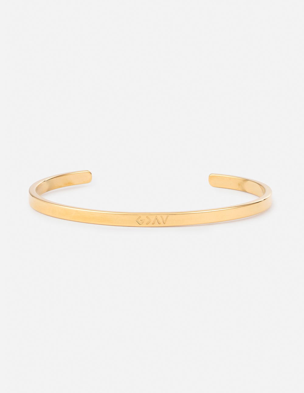 Elevated Faith Gold Cuff Bracelet as a stylish piece of Christian Jewelry Bracelet