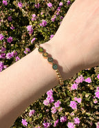 Elevated Faith Christian Jewelry Bracelet with letters 'WWJD' on a beaded design