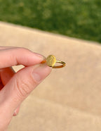 Gold ring featuring a detailed design, perfect for Christian Jewelry lovers seeking stylish faith expression