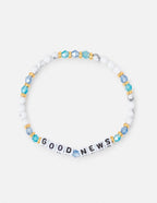 Elevated Faith Christian Jewelry Bracelet with colorful beads and letters spelling Good News