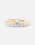 Elevated Faith Christian Jewelry Bracelet with beads spelling GRACE in soft pastel colors