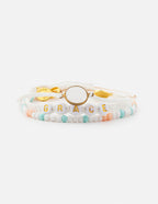 Elevated Faith Christian Jewelry Bracelet with beads spelling GRACE in soft pastel colors