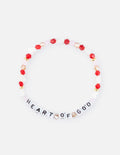 Elevated Faith Christian Jewelry Bracelet with beads spelling HEART OF GOD in vibrant colors