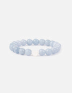 Elevated Faith Blue Stone Bracelet as Christian Jewelry Bracelet with Heart-Shaped Accent