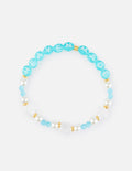 Elevated Faith Christian Jewelry Bracelet with turquoise beads and pearl accents featuring 'Heaven Made' letters