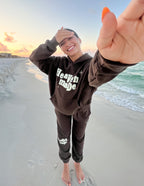 Elevated Faith Heaven Made Sweatpants in Black for Comfortable Christian Apparel