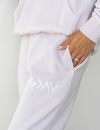 Elevated Faith Sweatpants in Light Pink with Pockets for Comfortable Christian Apparel