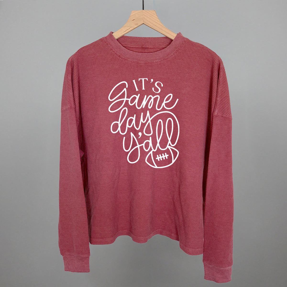 It's Game Day Y'all Football graphic shirt and sweatshirt