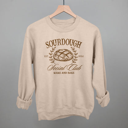 Sourdough Social Club Funny Sweatshirt in Sandstone – Ivy + Cloth