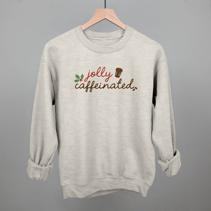 Jolly & Caffeinated Funny Sweatshirt in Oatmeal – Ivy + Cloth
