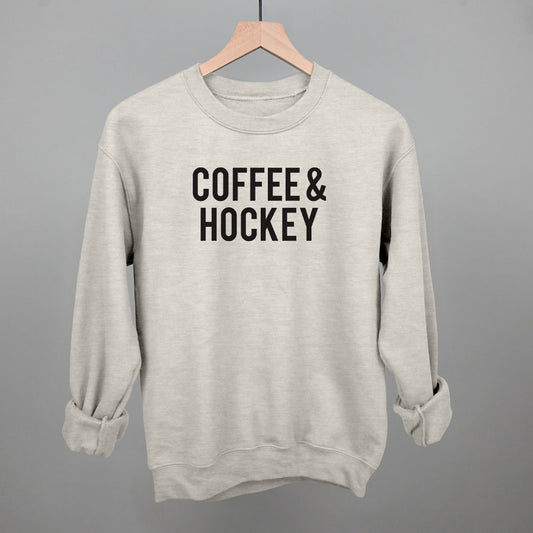 Coffee & Hockey Funny Sweatshirt in Oatmeal – Ivy + Cloth