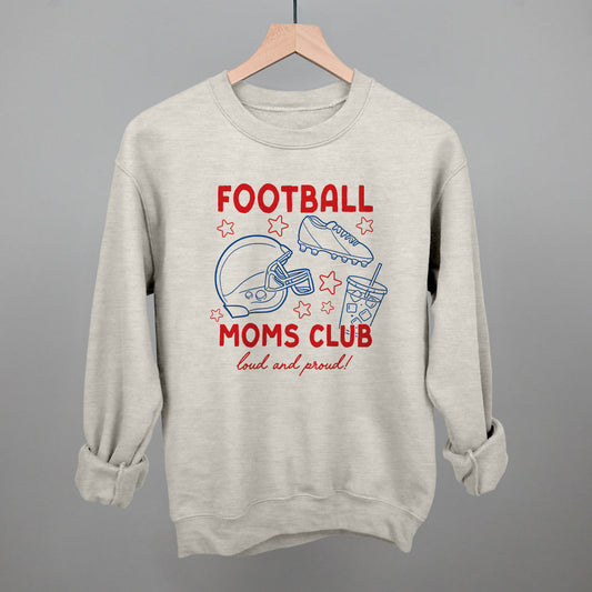 Football Moms Club Doodle Funny Sweatshirt in Oatmeal – Ivy + Cloth