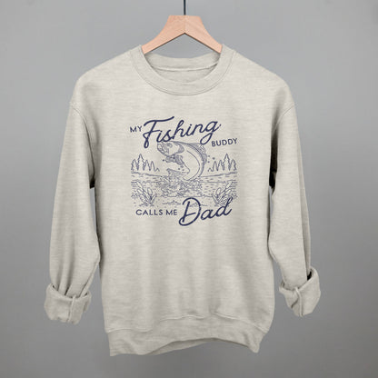 My Fishing Buddy Calls Me Dad Funny Sweatshirt in Oatmeal – Ivy + Cloth