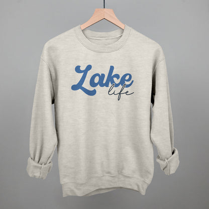 Lake Life Script Funny Sweatshirt in Oatmeal – Ivy + Cloth