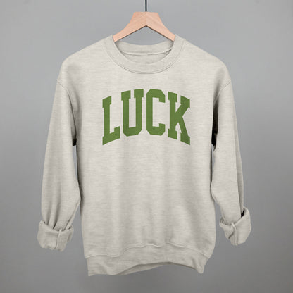 Luck Arch Funny Sweatshirt in Oatmeal – Ivy + Cloth