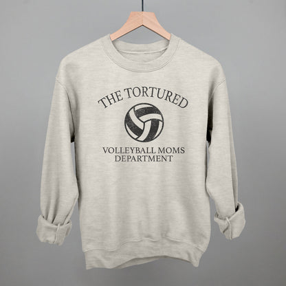 The Tortured Volleyball Moms Department Funny Sweatshirt in Oatmeal – Ivy + Cloth