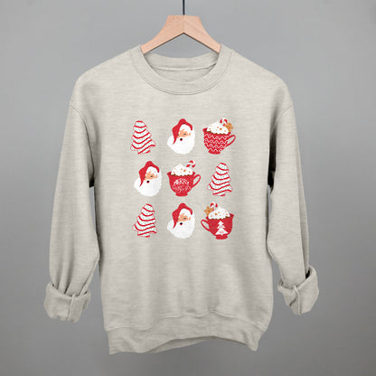 Christmas Tree Cake Santa Funny Sweatshirt in Oatmeal – Ivy + Cloth