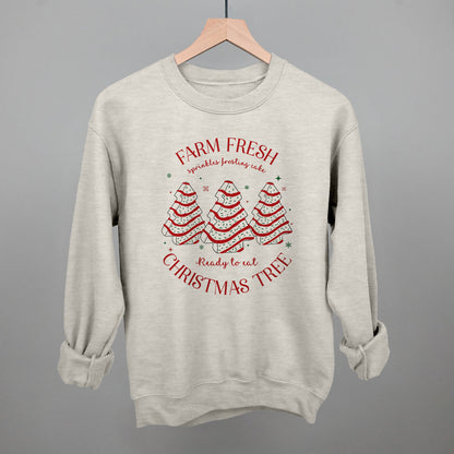 Farm Fresh Christmas Tree Cake Funny Sweatshirt in Oatmeal – Ivy + Cloth