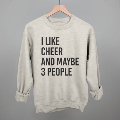 I Like Cheer And Maybe 3 People Funny Sweatshirt in Oatmeal – Ivy + Cloth