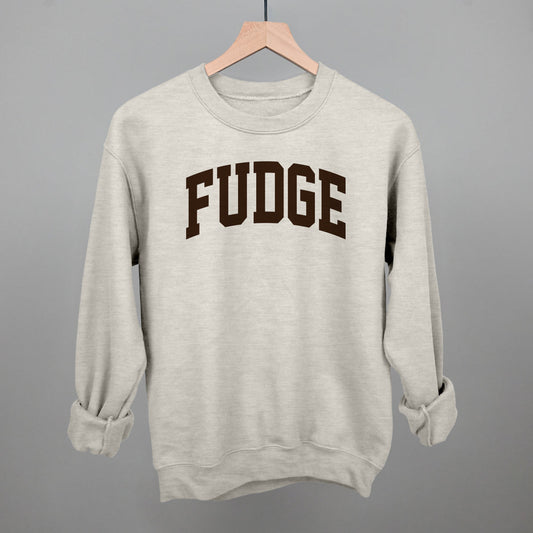Fudge Arch Funny Sweatshirt in Oatmeal – Ivy + Cloth