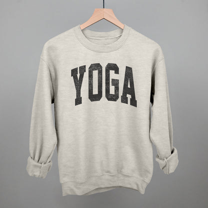 Yoga Arch Funny Sweatshirt in Oatmeal – Ivy + Cloth