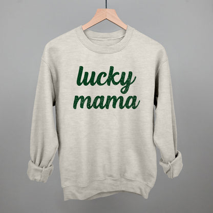 Lucky Mama Funny Sweatshirt in Oatmeal – Ivy + Cloth