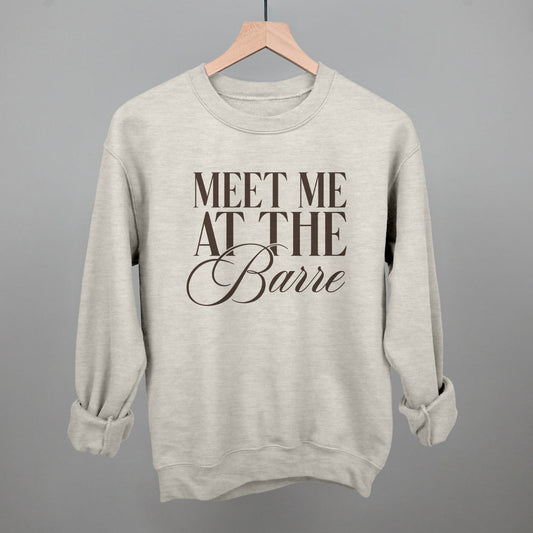 Meet Me At The Barre Funny Sweatshirt in Oatmeal – Ivy + Cloth