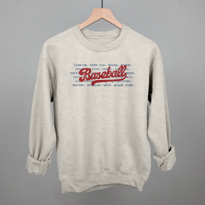 Baseball Terms Funny Sweatshirt in Oatmeal – Ivy + Cloth