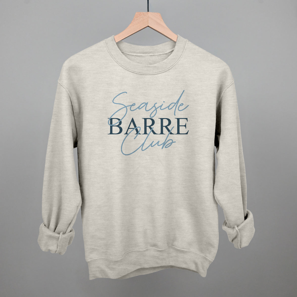 Seaside Barre Club Funny Sweatshirt in Oatmeal – Ivy + Cloth