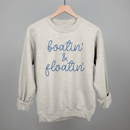 Boatin' & Floatin' Funny Sweatshirt in Oatmeal – Ivy + Cloth