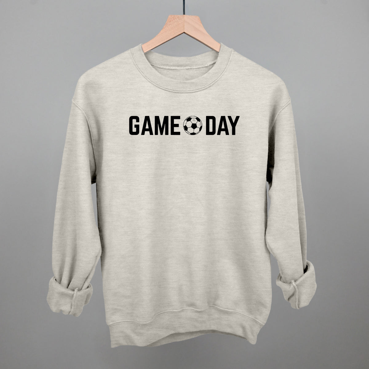 Game Day Soccer Ball Funny Sweatshirt in Oatmeal – Ivy + Cloth
