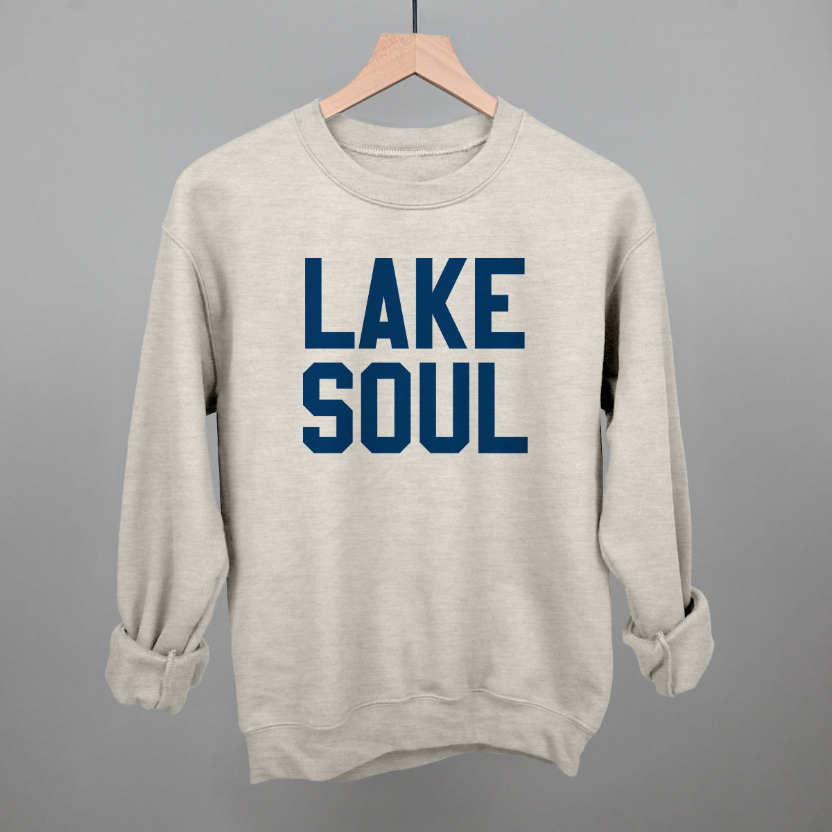 Lake Soul Funny Sweatshirt in Oatmeal – Ivy + Cloth