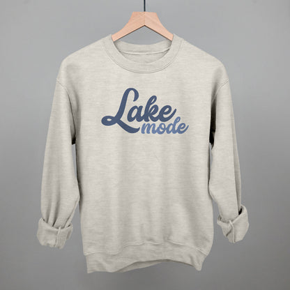 Lake Mode Script Funny Sweatshirt in Oatmeal – Ivy + Cloth