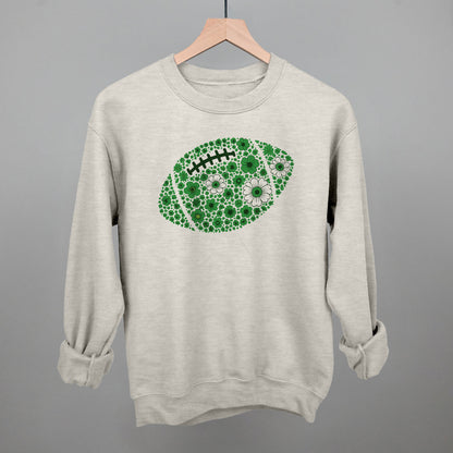Floral Football Green Funny Sweatshirt in Oatmeal – Ivy + Cloth