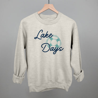Lake Day Lifebuoy Funny Sweatshirt in Oatmeal – Ivy + Cloth