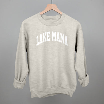 Lake Mama graphic crewneck sweatshirt in Oatmeal