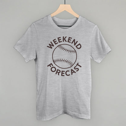 Weekend Forecast Funny T-Shirt in Athletic Heather – Ivy + Cloth
