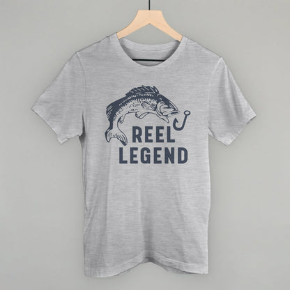 Reel Legend Funny T-Shirt in Athletic Heather – Ivy + Cloth