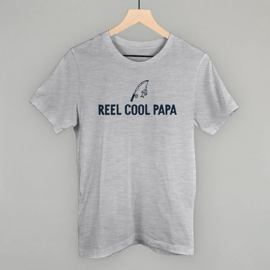 Reel Cool Papa Funny T-Shirt in Athletic Heather – Ivy + Cloth