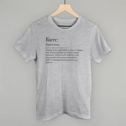 Barre Definition Funny T-Shirt in Athletic Heather – Ivy + Cloth