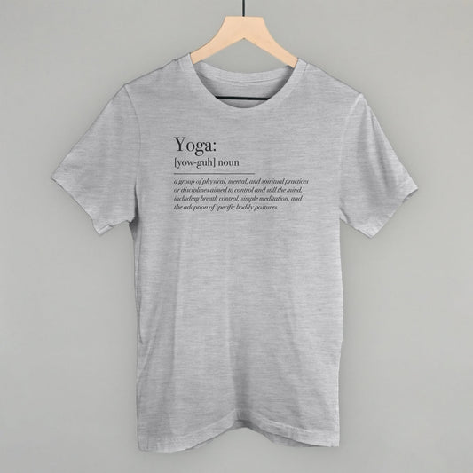 Yoga Definition Funny T-Shirt in Athletic Heather – Ivy + Cloth